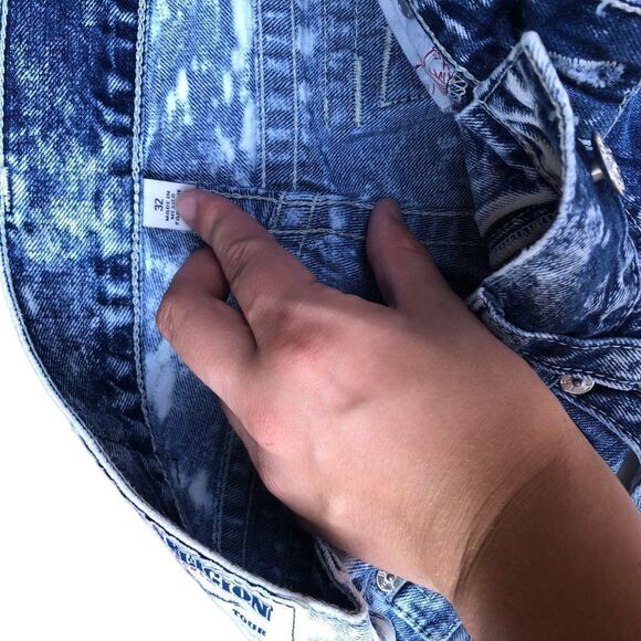 Vintage True Religion Jeans Size 32 SKINNY Smokescreen - Picture 10 of 11